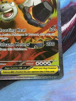 Pokemon Mega Evolution #156/132 Mega Camerupt ex Ultra Rare Full Art Holo - Image 5