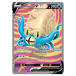 Pokemon TCG Omastar V 174/195 | Silver Tempest | Ultra Rare | NM - Image 1