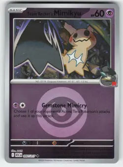 Team Rocket's Mimikyu (Energy) 097/217 Ascended Heroes Pokemon Reverse Holo NM - Image 1