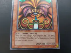 Yugioh - Exodia the Forbidden One MC1-EN001 Secret Rare Limited Edition Promo - Image 3