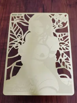 Boa Hancock - One Piece - Goddess Story Gold Metal MSR-008 Card - Image 1