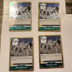One Piece TCG ~ Electrical Luna - Two Legends (OP08) 4x Playset NM/M - Image 1