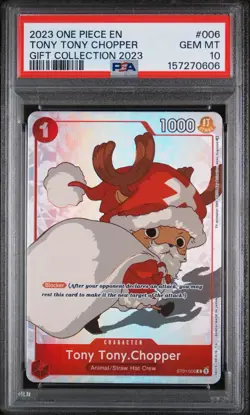 2023 Tony Tony Chopper One Piece PSA 10 Gift Collection Promo Foil #006 - Image 1