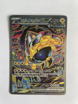 Iron Hands ex 154/131 Prismatic Evolutions Special Illustration Pokemon Card NM - Image 1