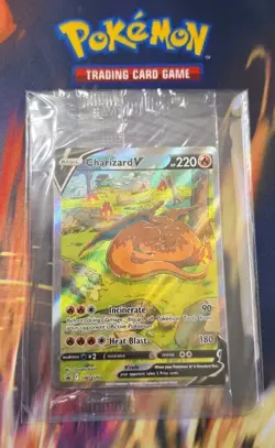 Charizard V Vstar SWSH260 SWSH261 & SWSH262 UPC Promo Cards Set of 3 SEALED NEW - Image 1