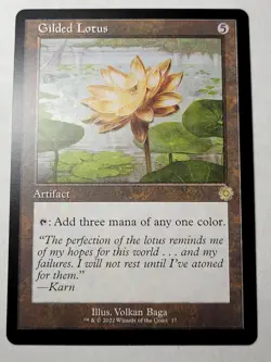 Gilded Lotus -Retro Frame- Brothers War Rare BRO BRR 17 mtg NM/M - Image 1