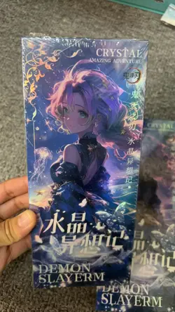 Demon Slayer No Yaiba Premium Art CCG Crystal Diamond Card Ticket Sealed - Image 1