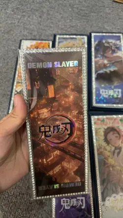 Demon Slayer No Yaiba Premium Art CCG Crystal Diamond Card Ticket Sealed - Image 4
