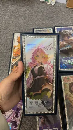 Demon Slayer No Yaiba Premium Art CCG Crystal Diamond Card Ticket Sealed - Image 5