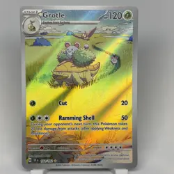 Grotle 164/162 Illustration Rare Holo SV05: Temporal Forces Pokemon Card NM - Image 1