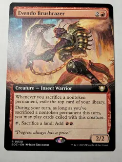 Evendo Brushrazer -Extended Art- Edge of Eternities Rare EOE EOC 30 mtg NM/M - Image 1