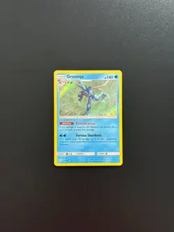 Greninja - 9/18 - Detective Pikachu - Holo Rare Pokemon TCG 9/18 - Image 1