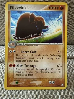 Pokemon Team Rocket Returns Piloswine Holo Rare 13/109 EXC-NEAR MINT - Image 1