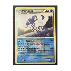 Pokemon TCG Poliwrath 2010 (League Promo) 130 HP Rare Holo 21/95 English - Image 1
