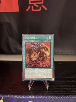 Invocation MP24-EN060 Alternate Art 1st Ed NM Prismatic Secret Rare Yu-Gi-Oh! - Image 1