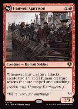 Hanweir Garrison X1 FOIL-NM/M- Innistrad Remastered - Image 1