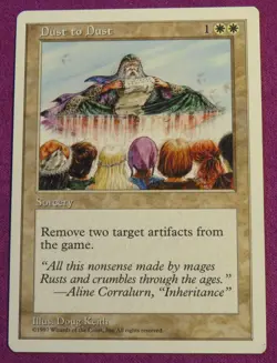 Dust to Dust MTG Core Set 5th Edition Regular - Image 1