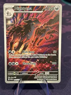 Pokemon TCG Mightyena #243/217 Ascended Holo Rare - Image 1