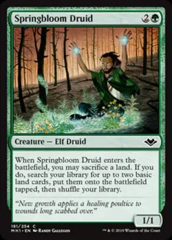 Springbloom Druid - Near Mint MTG Modern Horizons - Image 1