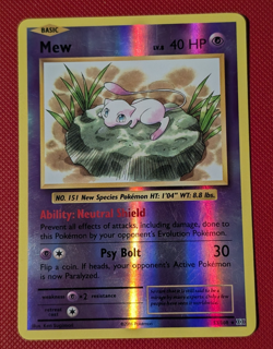 Pokemon TCG - Mew - 53/108 Reverse Holo - XY Evolutions LP - Image 1