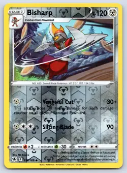 Bisharp 116/189 Astral Radiance Reverse Holo Pokemon NM - Image 1