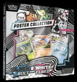 Pokemon Black Bolt And White Flare Unova Poster Collection Box Factory Sealed - Image 1