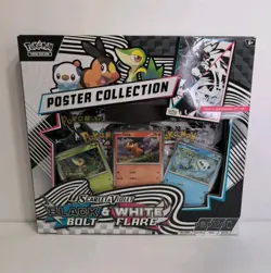Pokemon TCG Scarlet and Violet Black Bolt & White Flare Unova Poster Collection - Image 2
