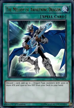 The Melody Of Awakening Dragon - Ultra Rare 1st Edition LDK2-ENK26 - NM - YuGiOh - Image 1