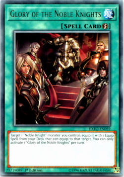 Glory of the Noble Knights - EXFO-EN059 - Rare - 1st Edition - Yugioh - Image 1