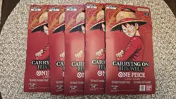 LOT 5x Bandai One Piece Card Game OP-13 Carrying On His Will Booster Packs ENG - Image 1