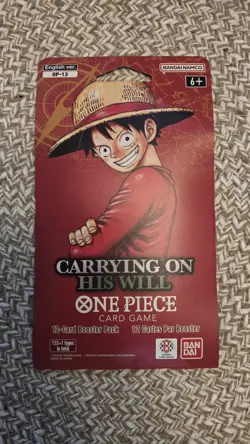 LOT 5x Bandai One Piece Card Game OP-13 Carrying On His Will Booster Packs ENG - Image 2