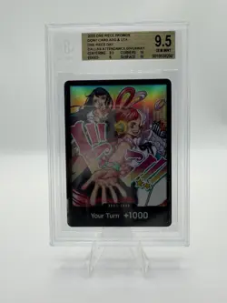 Bandai Don!! Card Ado & Uta 2025 One Piece Promos Foil Promo Dallas Beckett 9.5 - Image 1