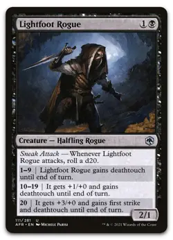 Lightfoot Rogue #111 (NM) Forgotten Realms AFR Magic MTG - Image 1