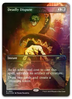 Deadly Dispute (1980) (Rainbow Foil) #1980 (NM) Secret Lair Drop SLD Magic MTG - Image 1