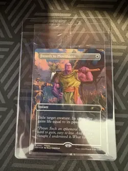 2026 Magic the Gathering Thanos Swords to Plowshares PSA Magazine Promo Sealed - Image 1