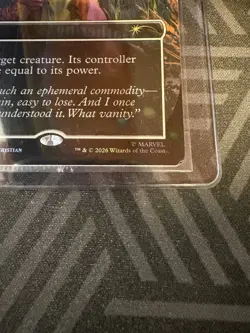 2026 Magic the Gathering Thanos Swords to Plowshares PSA Magazine Promo Sealed - Image 4