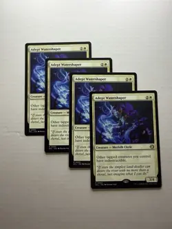 Adept Water Shaper X4 NM Lorwyn Eclipsed Magic The Gathering Mtg Near Mint - Image 1