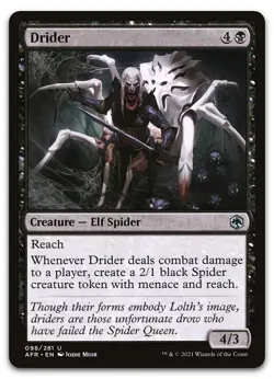 Drider #98 (NM) Forgotten Realms AFR Magic MTG - Image 1