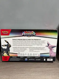 Pokemon TCG Prismatic Evolutions Premium Figure Collection - New Factory Sealed - Image 2