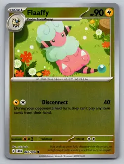 Flaaffy 028/086 Common Chaos Rising Pokemon Reverse Holo Near Mint - Image 1