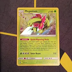 Pokemon TCG SM Lost Thunder Meganium 8/214 2018 150 HP Holo Rare English - Image 1