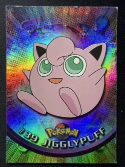 topps Pokemon TV Animation Edition Series 1 Rainbow Holo Foil #39 Jigglypuff - Image 1