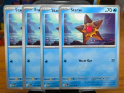 Pokemon TCG Perfect Order Staryu 020/088 x4 Playset - Image 1