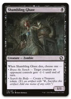 Shambling Ghast #119 (NM) Forgotten Realms AFR Magic MTG - Image 1