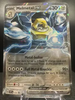 Melmetal ex 104 Scarlet & Violet Promo Pokemon Near Mint - Image 1