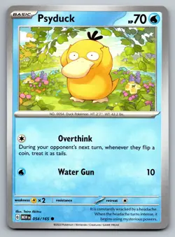 Pokemon Psyduck - SV: Scarlet & Violet 151 (MEW) Normal 054/165 NM - Image 1