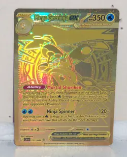 Pokemon TCG Chaos Rising 122/086 Mega Greninja ex Mega Hyper Rare - Image 2