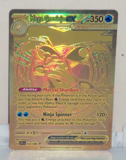 Pokemon TCG Chaos Rising 122/086 Mega Greninja ex Mega Hyper Rare - Image 4