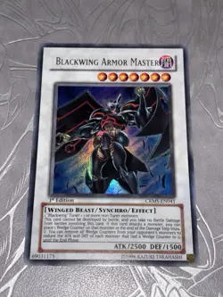 Blackwing Armor Master CRMS-EN041 1st Edition Ultra Rare Englisch Yugioh - Image 1