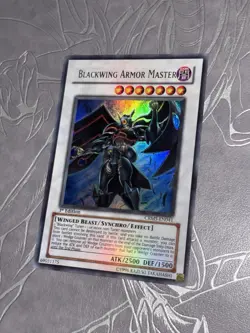 Blackwing Armor Master CRMS-EN041 1st Edition Ultra Rare Englisch Yugioh - Image 3